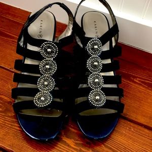 Black sandals size 9.5